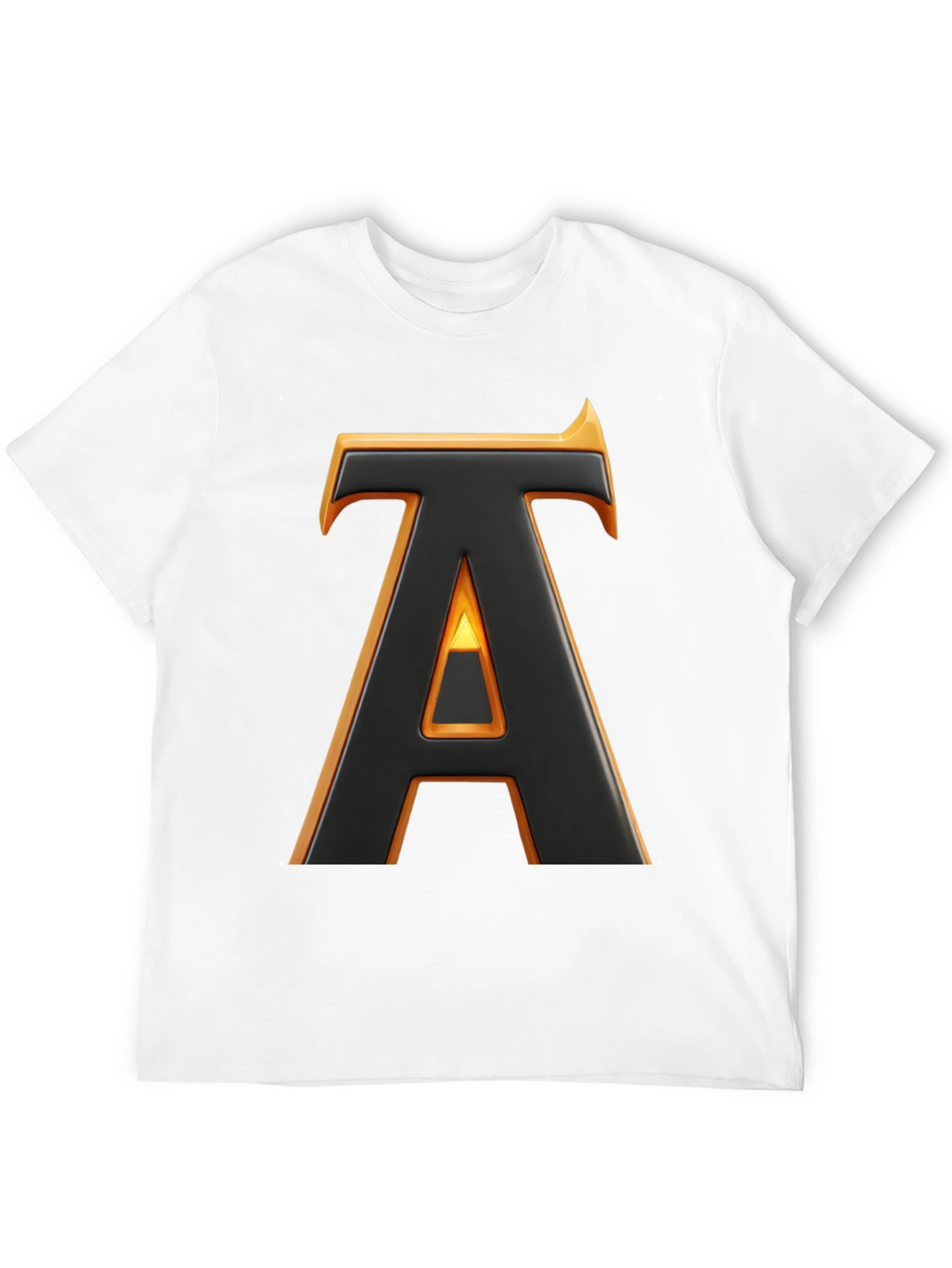 Bold Initial A Graphic Tee - Statement Style