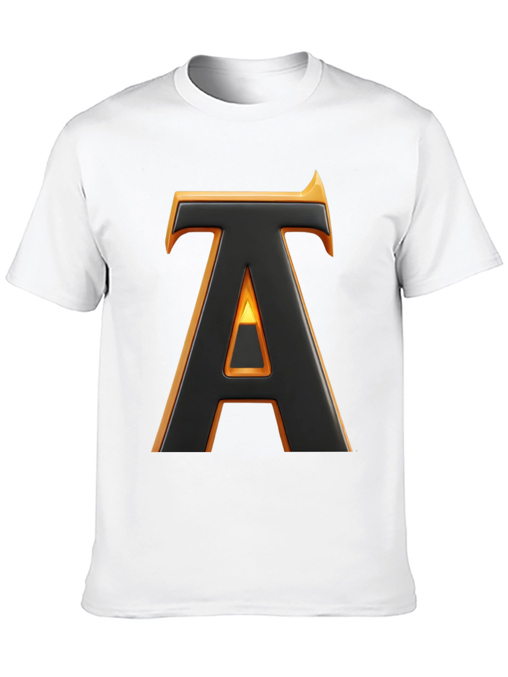 Bold Initial A Graphic Tee - Statement Style