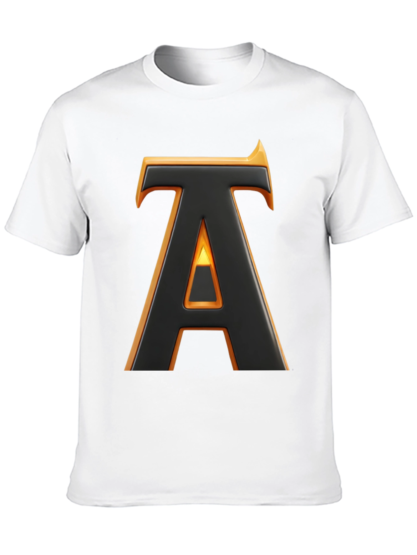 Bold Initial A Graphic Tee - Statement Style