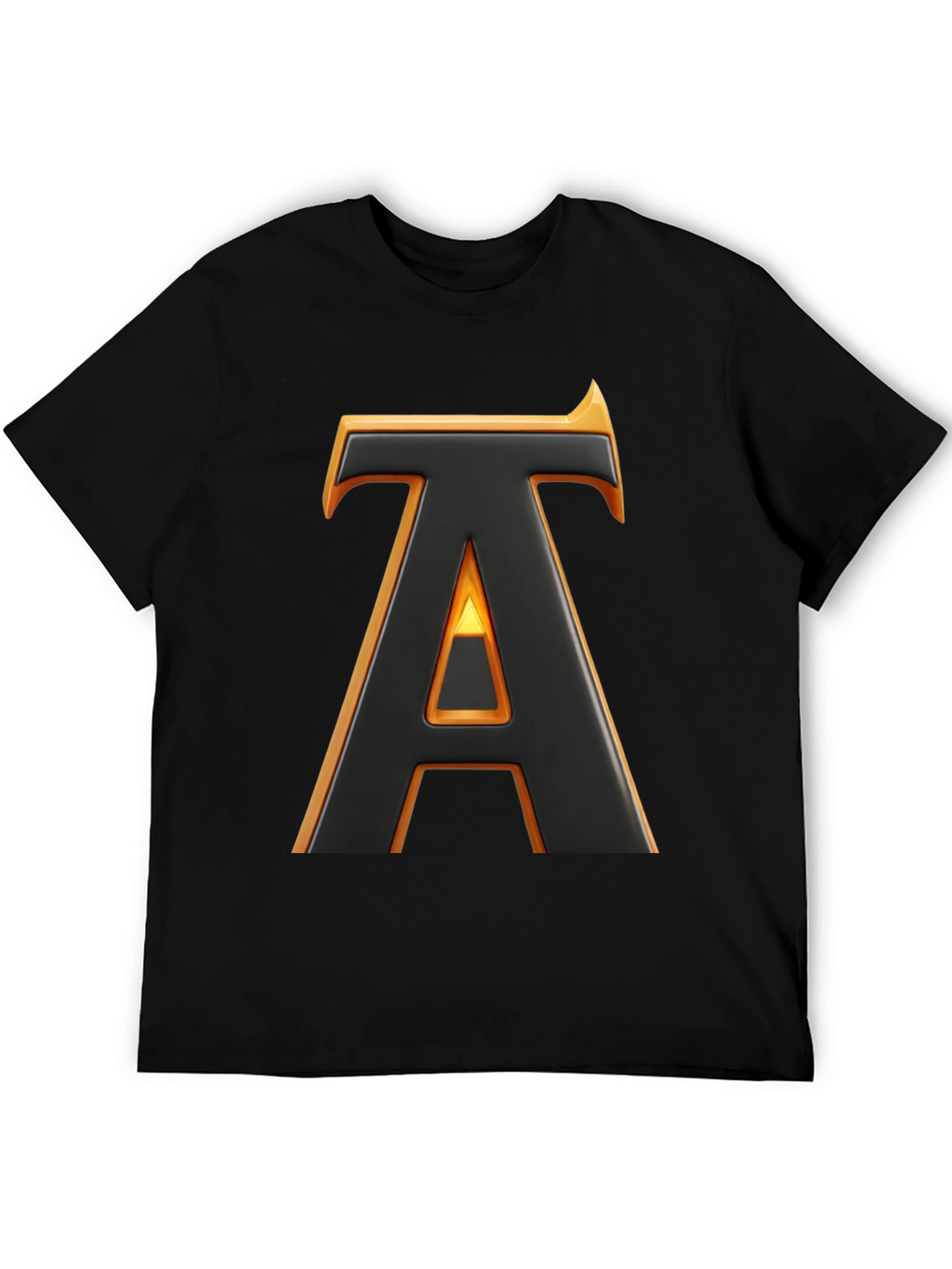 Bold Initial A Graphic Tee - Statement Style