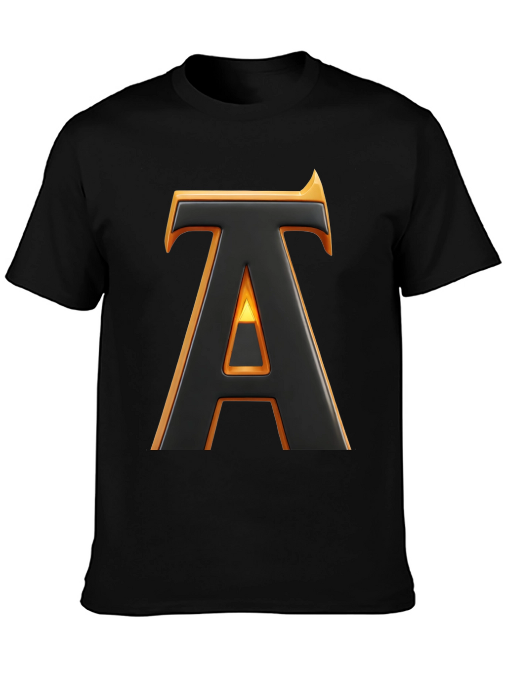 Bold Initial A Graphic Tee - Statement Style