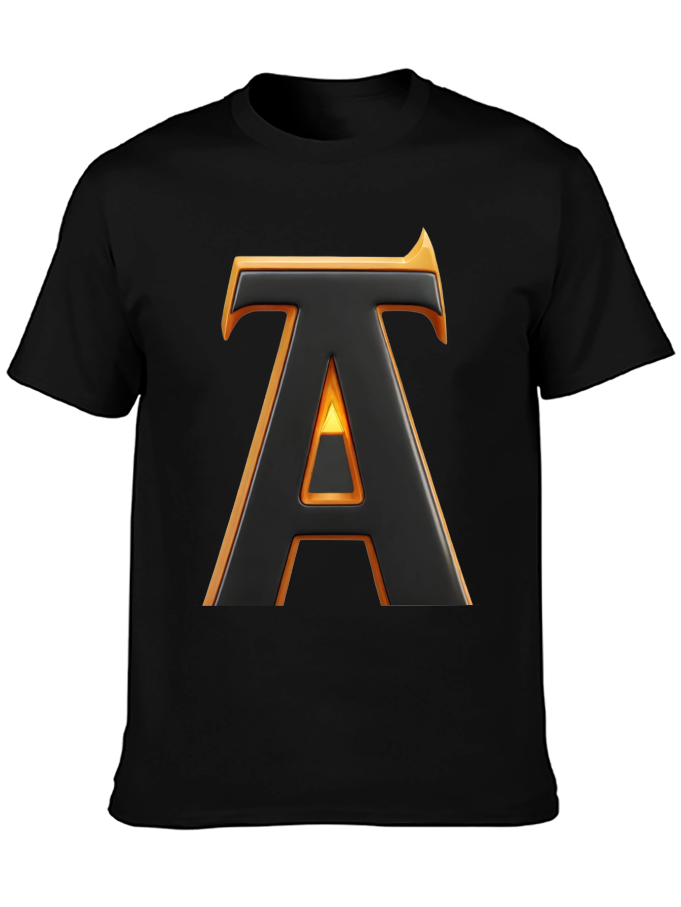 Bold Initial A Graphic Tee - Statement Style