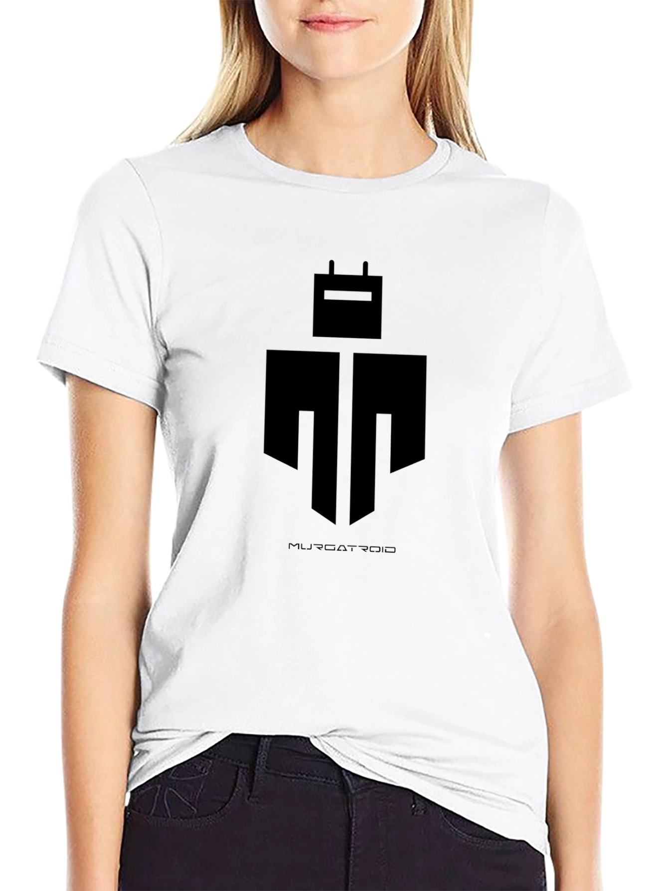 Muscatroid Robot Black T-Shirt