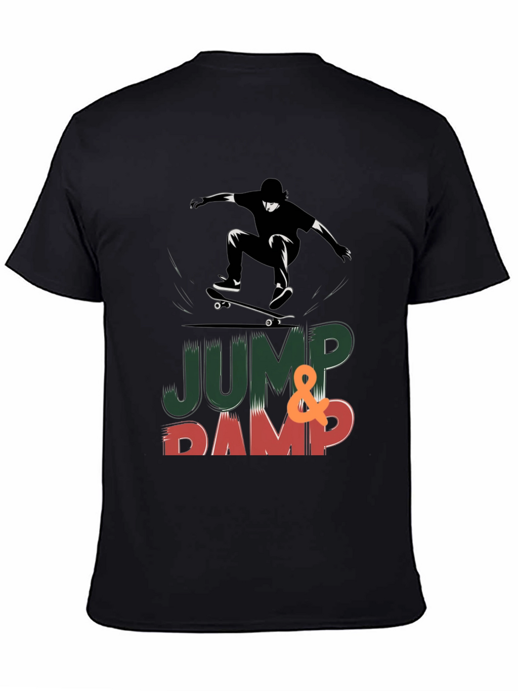 Skateboarding Graphic Print T-Shirt