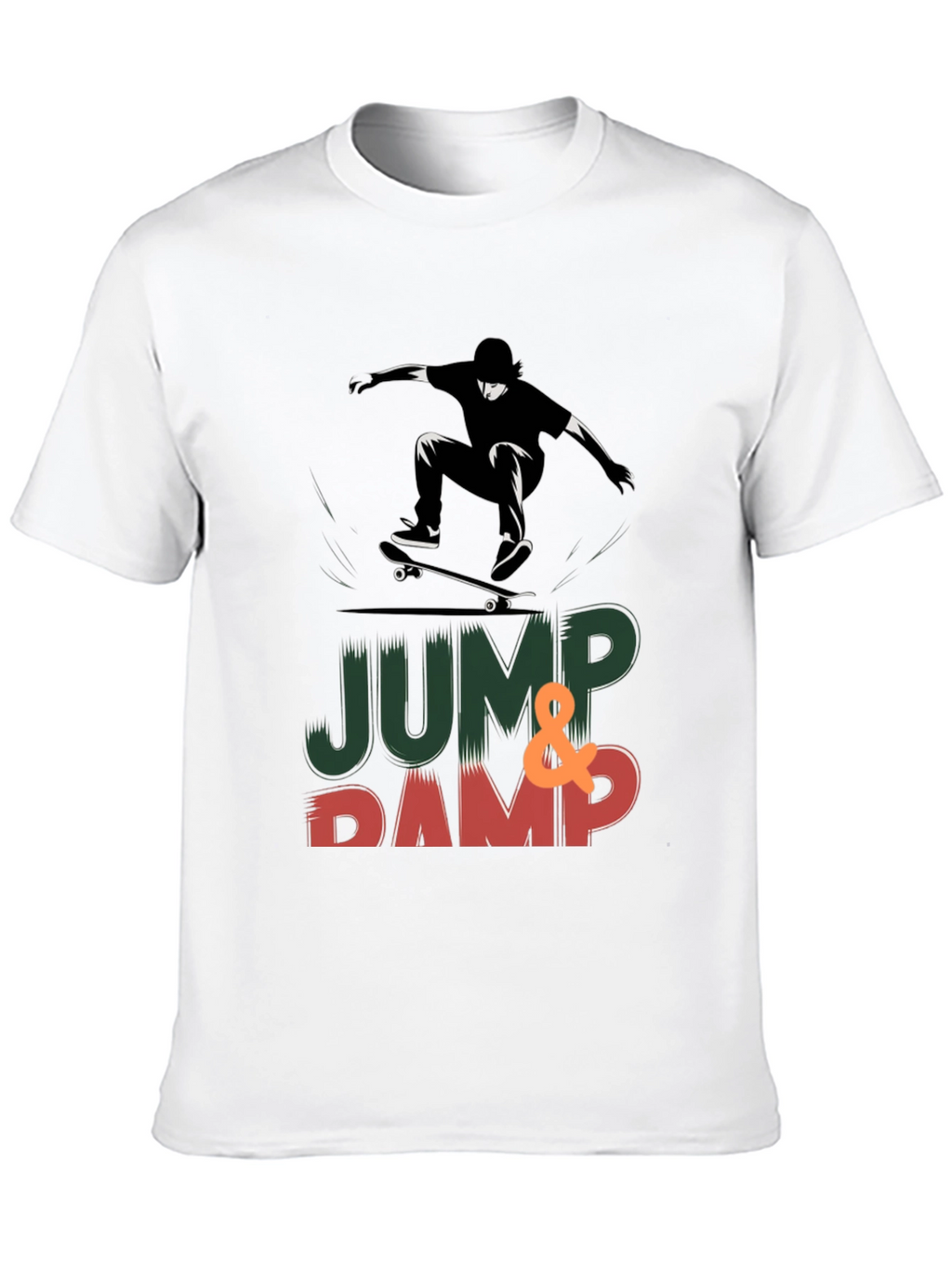 Skateboarding Graphic Print T-Shirt