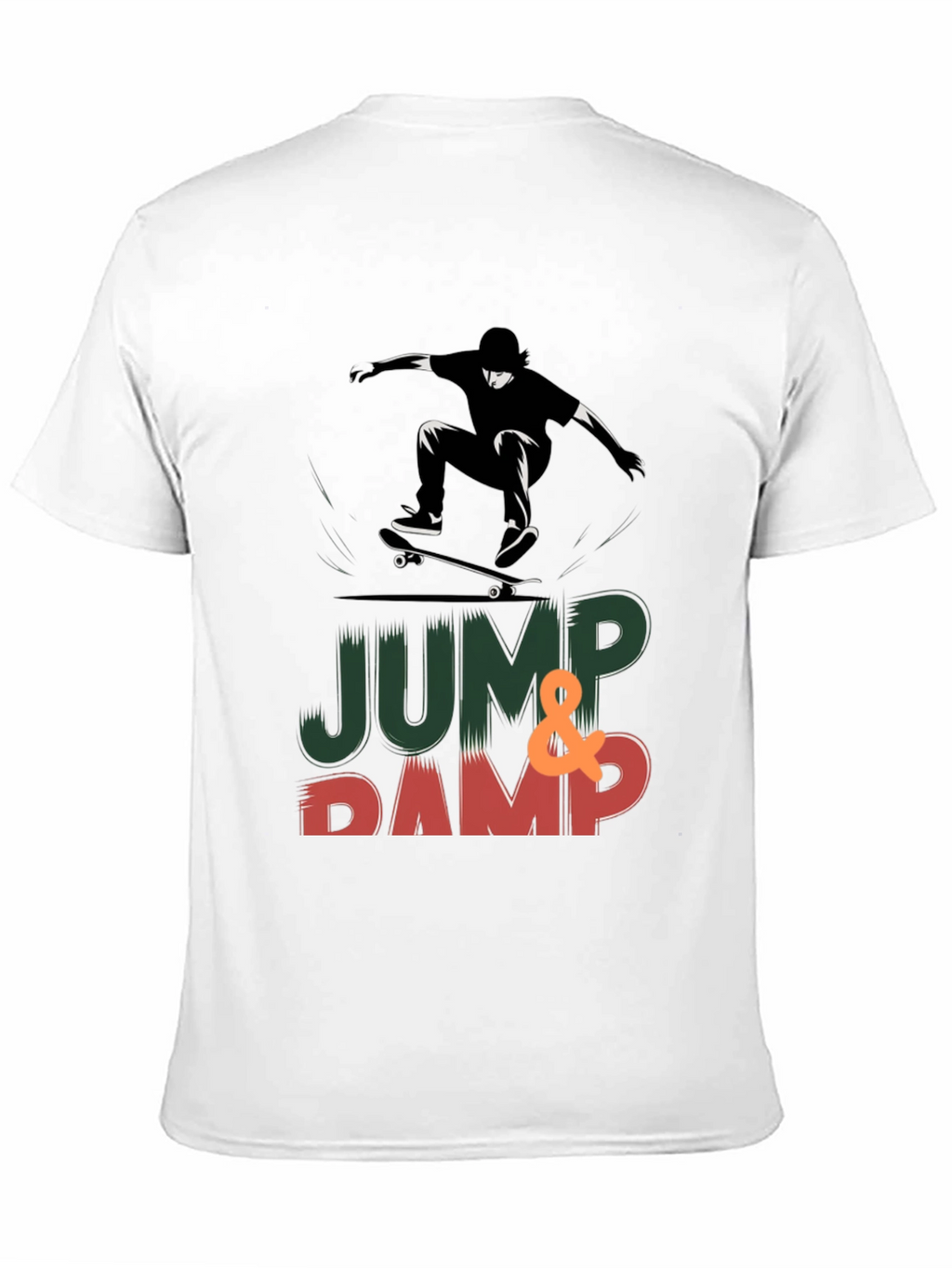 Skateboarding Graphic Print T-Shirt