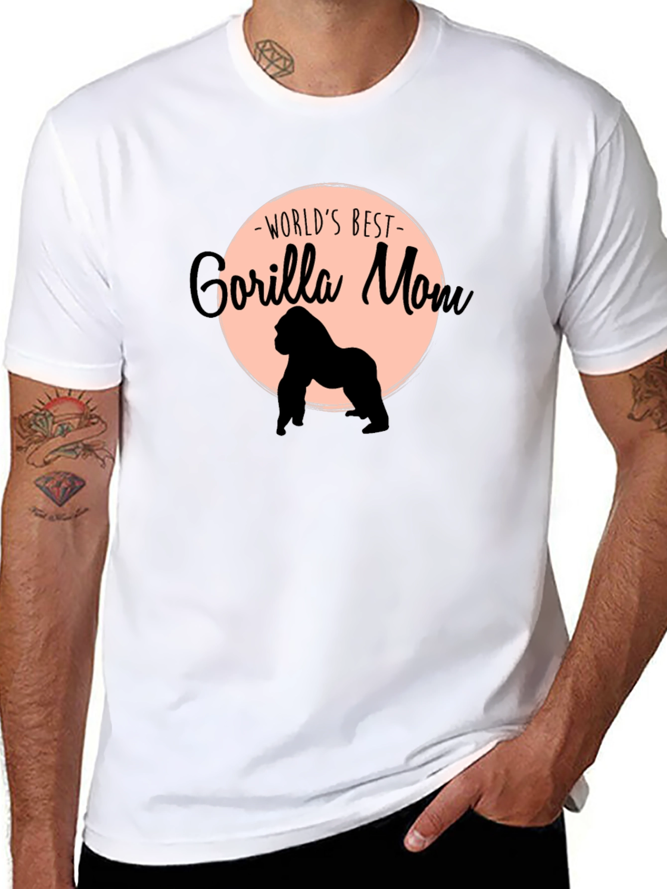 Worlds Best Gorilla Mom Graphic Tee