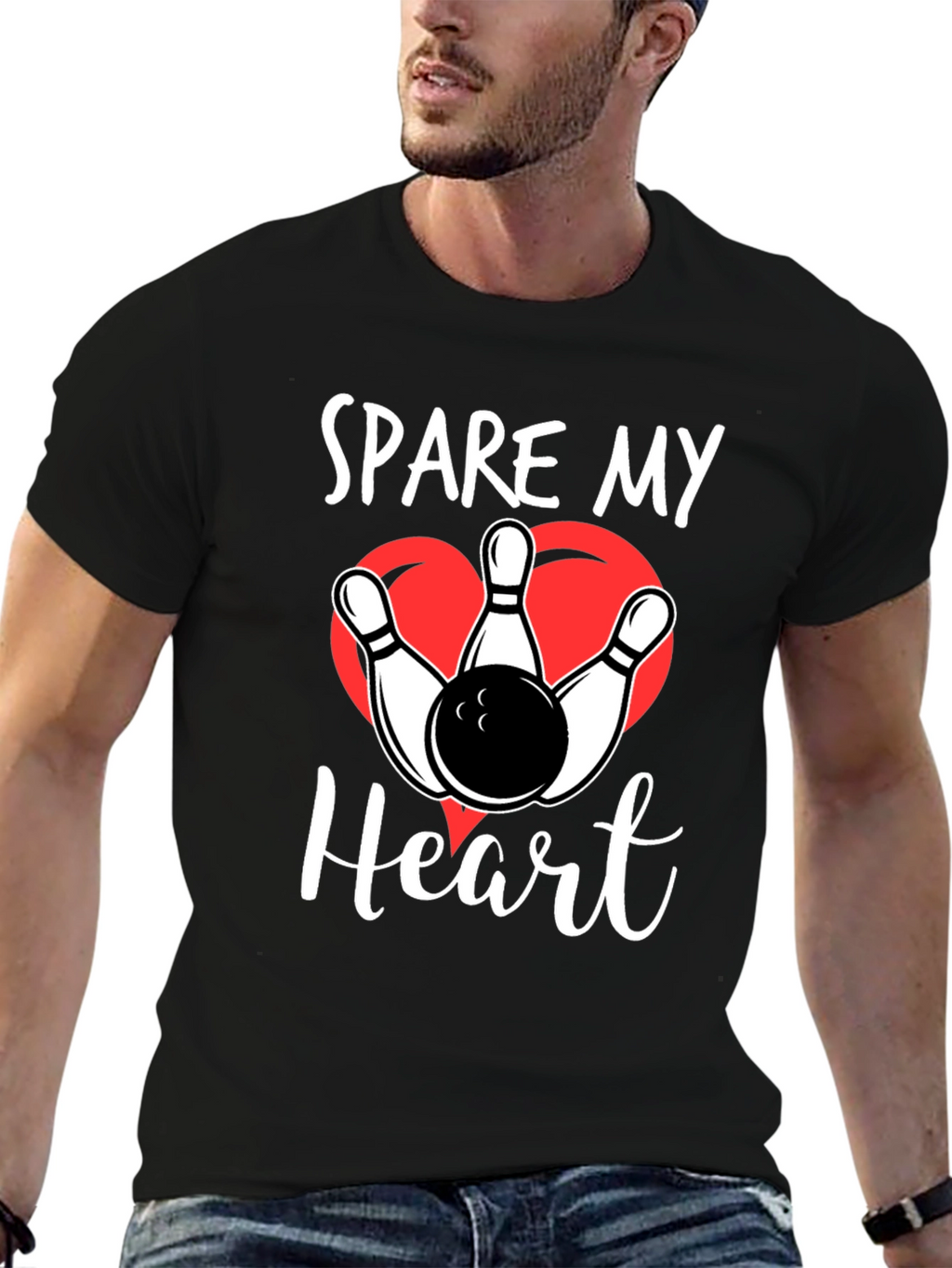 Spare My Heart Bowling Graphic Tee