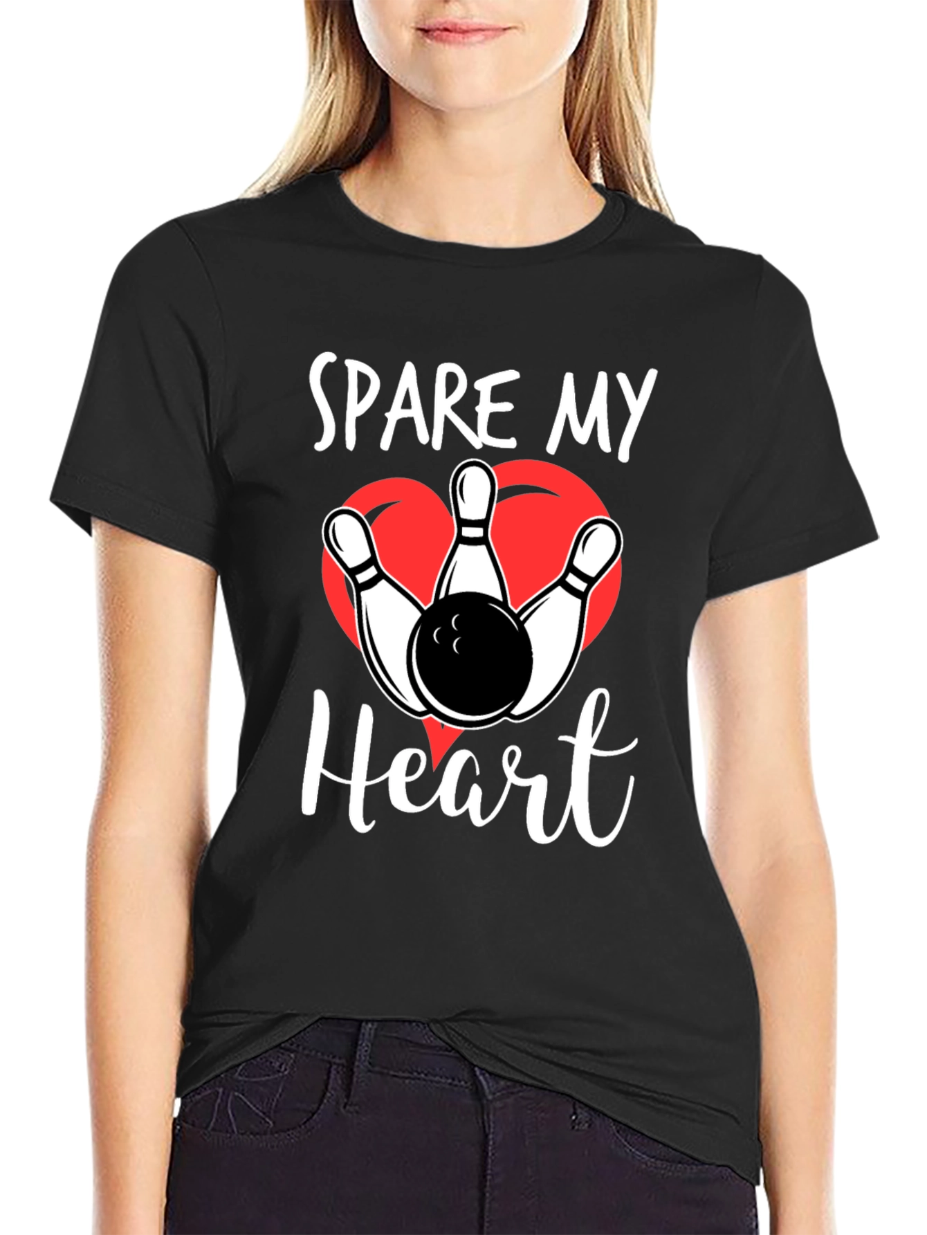Spare My Heart Bowling Graphic Tee