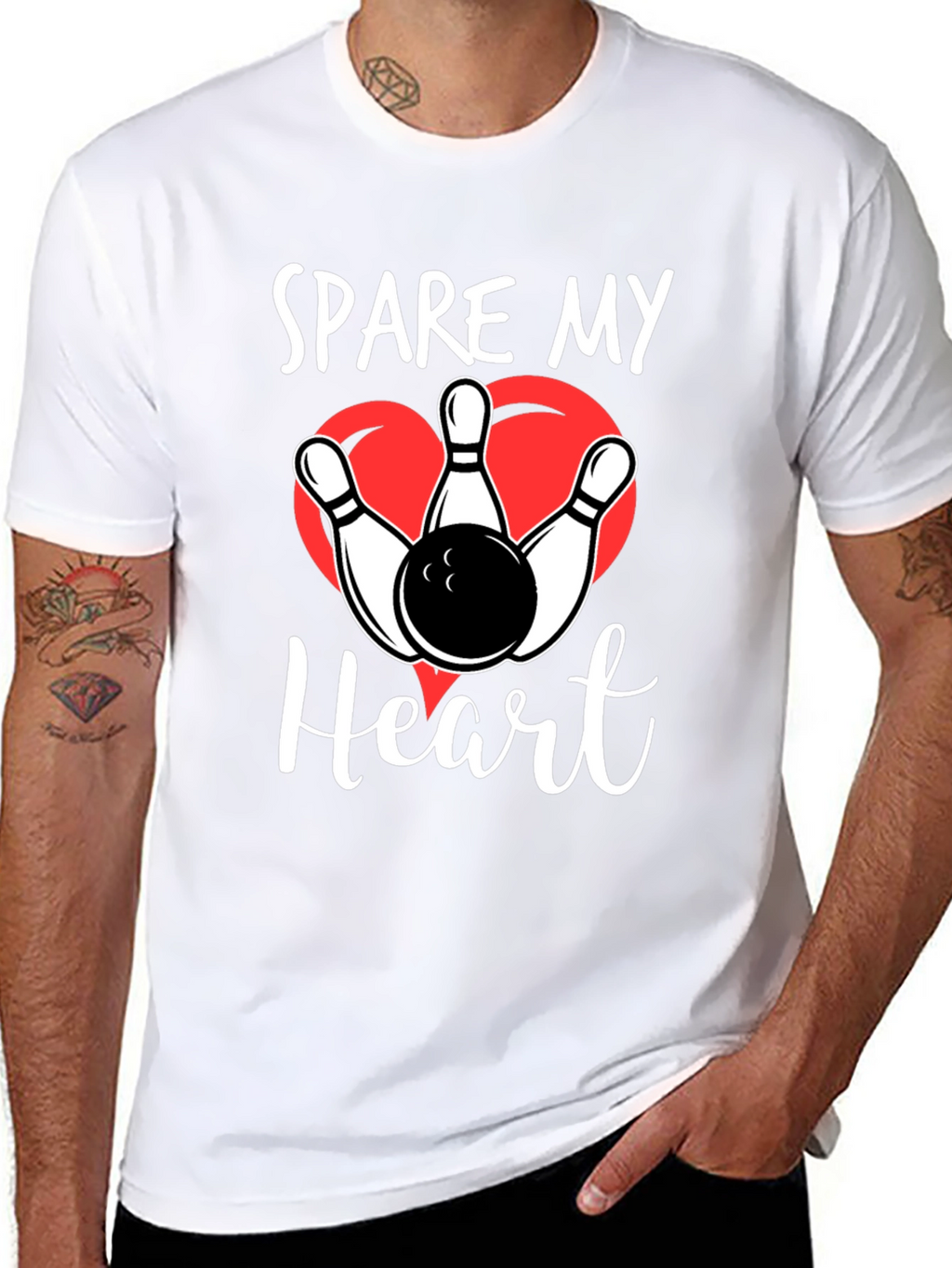 Spare My Heart Bowling Graphic Tee