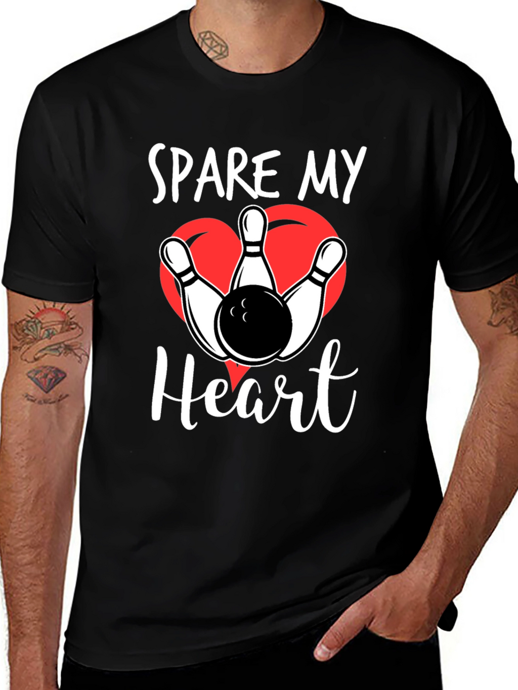 Spare My Heart Bowling Graphic Tee