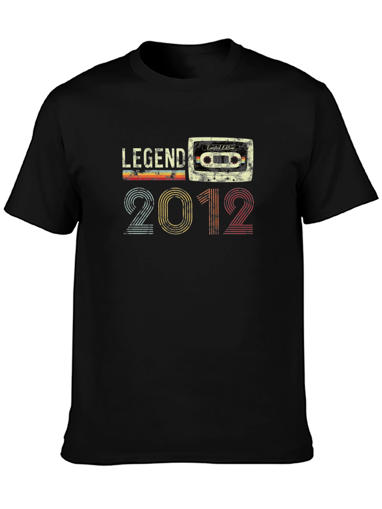 Legend Since 2012 Retro Cassette T-Shirt
