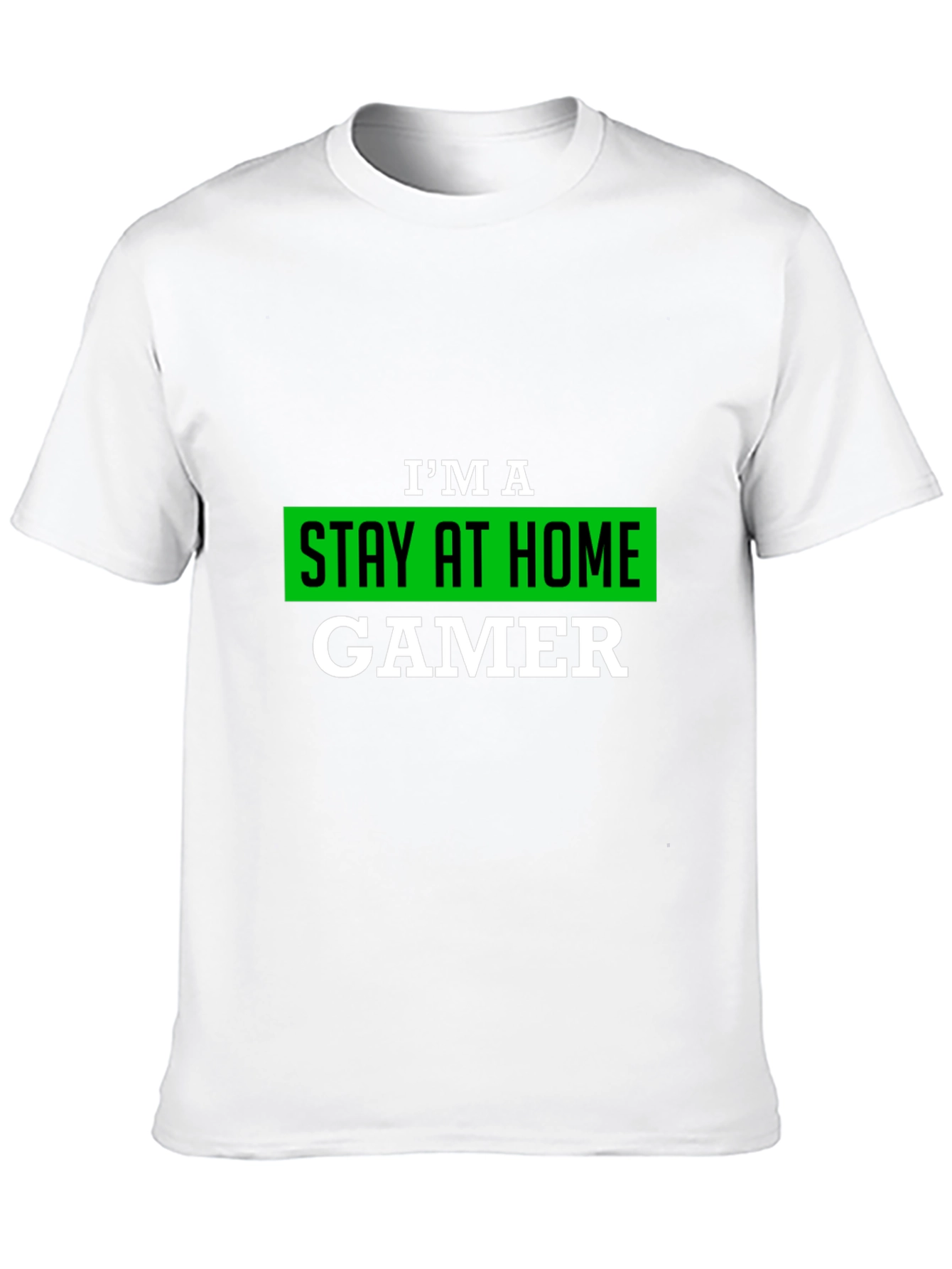 Stay At Home Gamer T-Shirt - Black