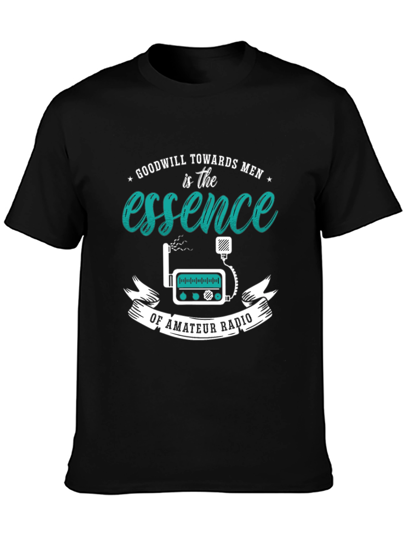 Amateur Radio Essence Graphic Tee - Goodwill Towards Men