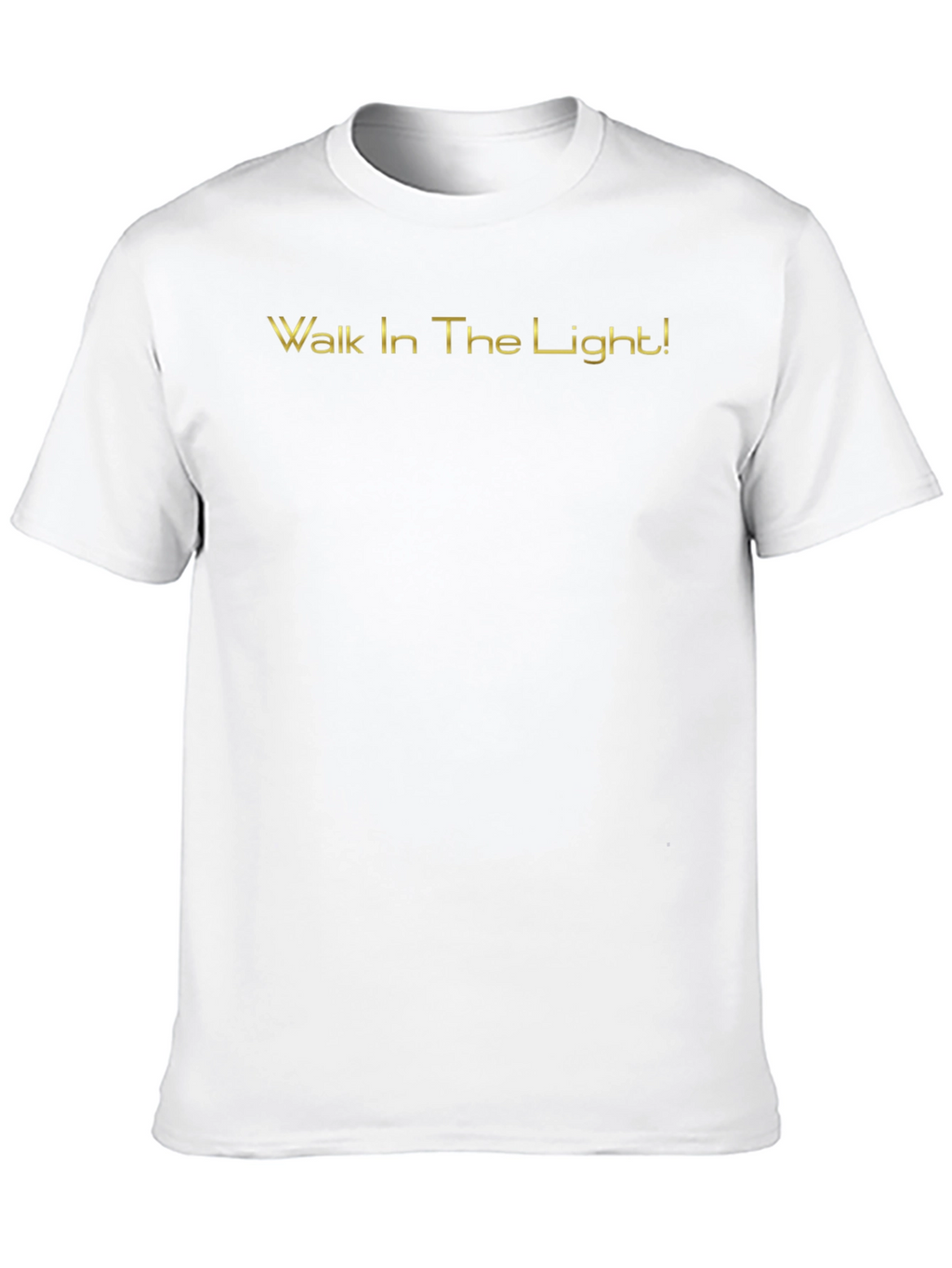 Walk In The Light Black T-Shirt