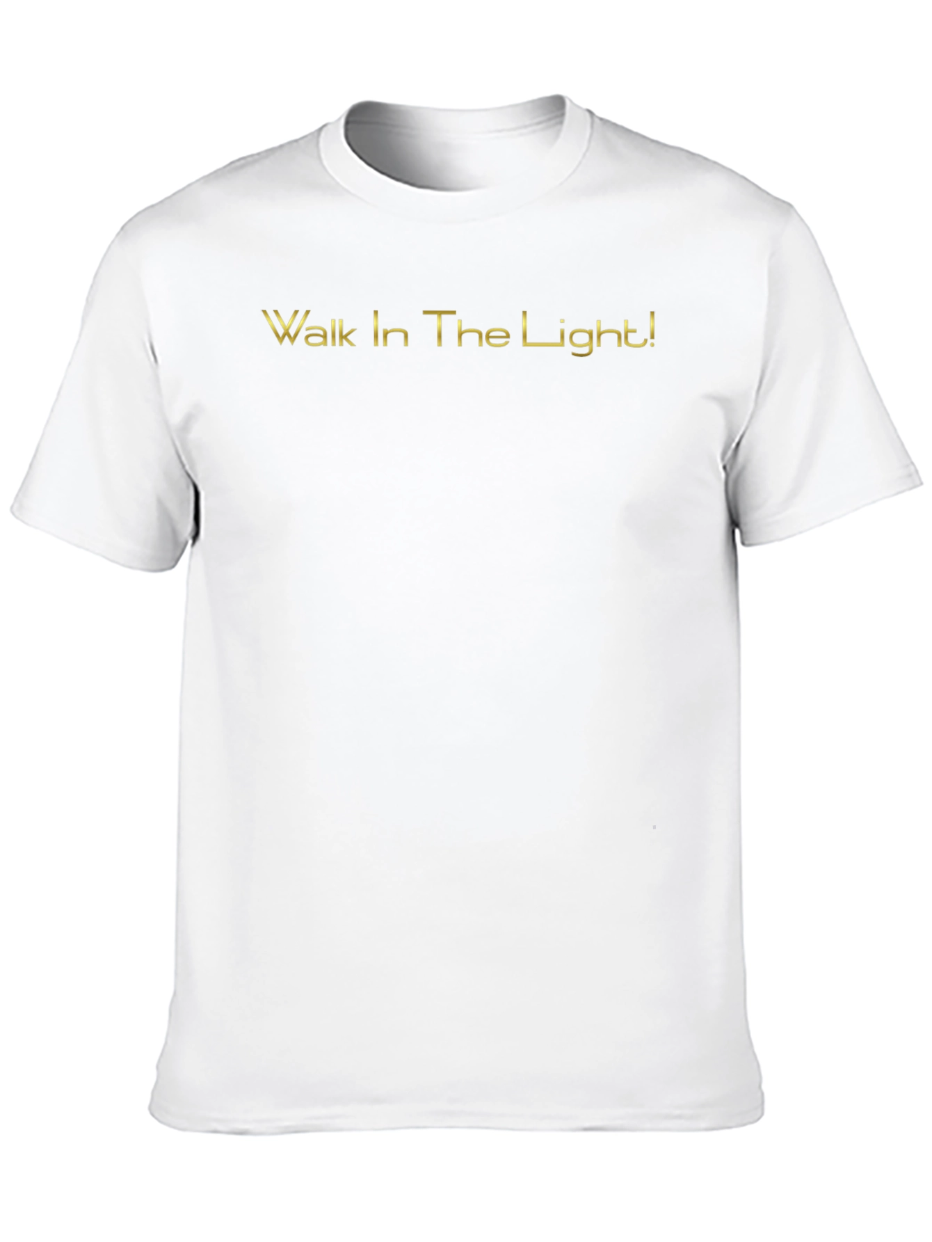 Walk In The Light Black T-Shirt