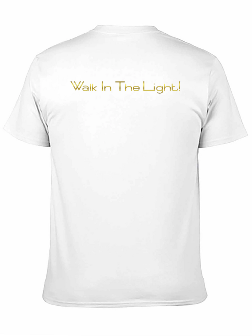 Walk In The Light Black T-Shirt