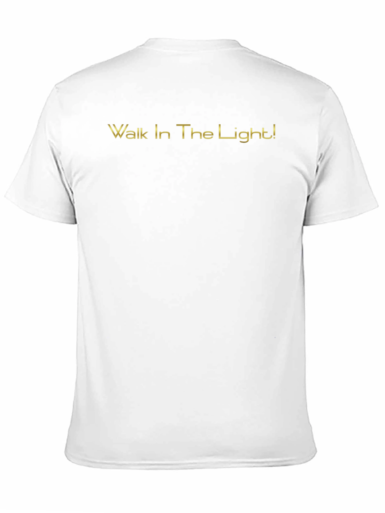 Walk In The Light Black T-Shirt