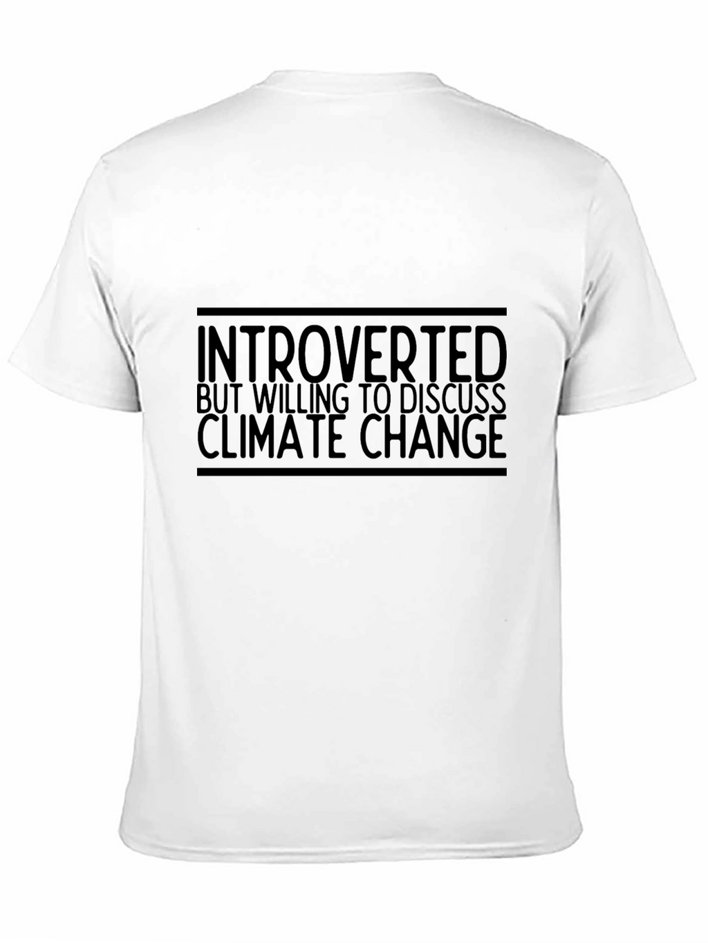 Introverted Climate Change Discussion T-Shirt