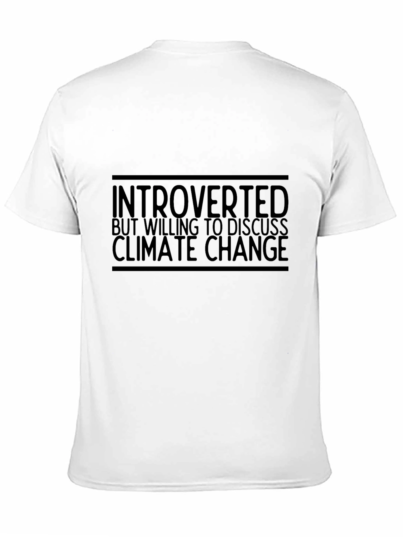 Introverted Climate Change Discussion T-Shirt
