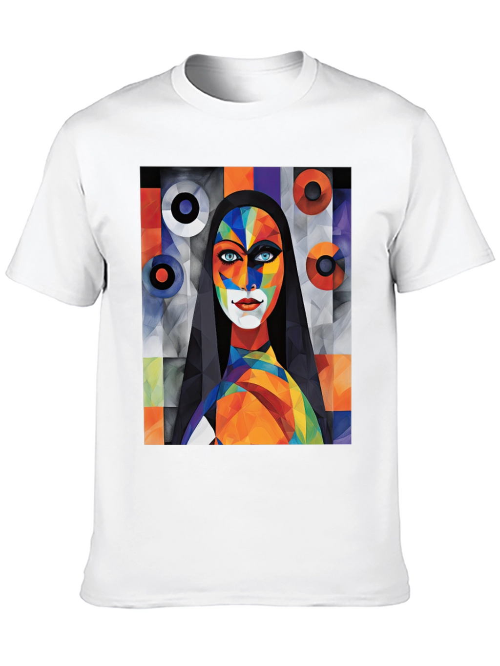 Abstract Art Graphic Tee - Modern Style