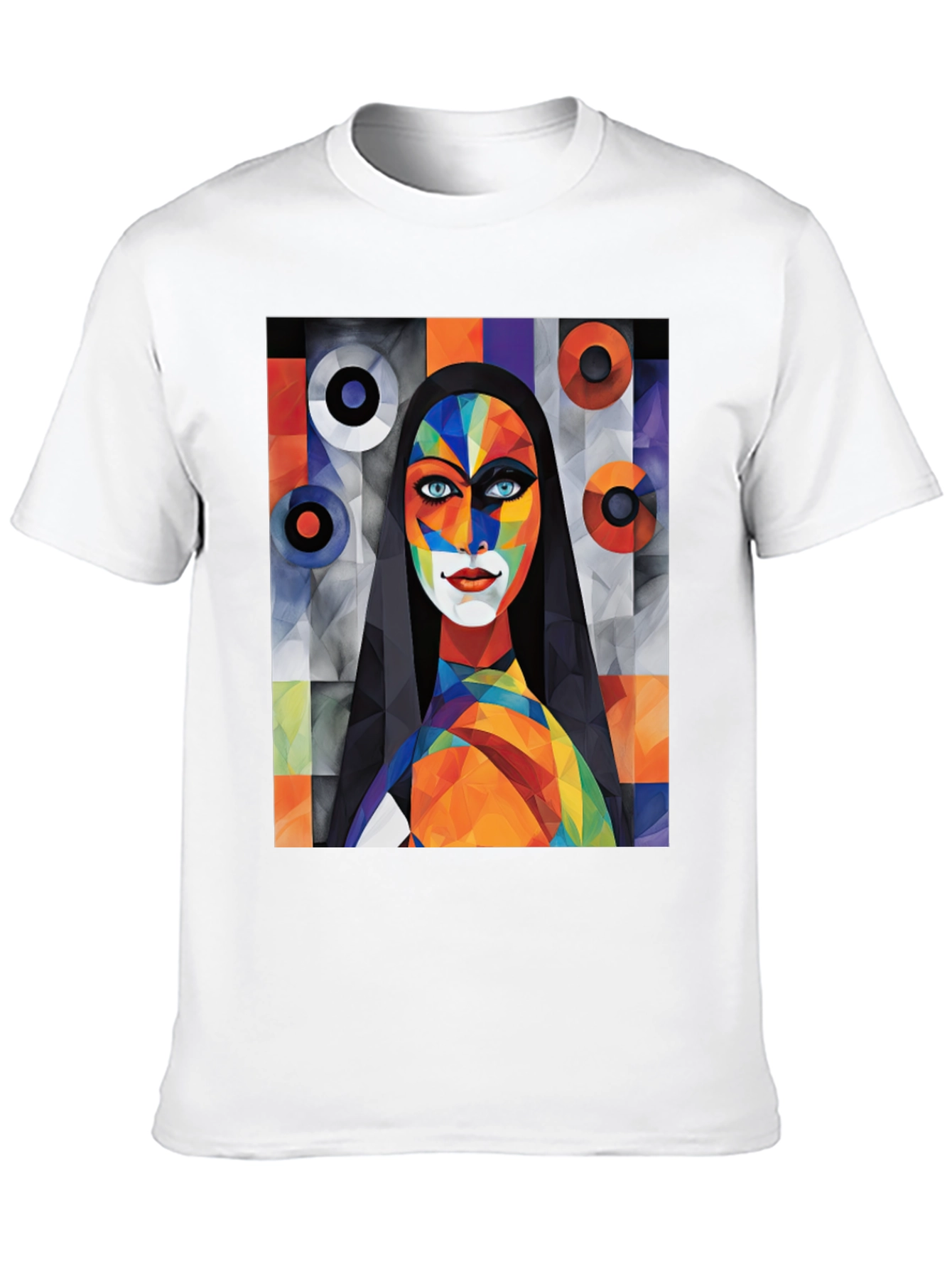 Abstract Art Graphic Tee - Modern Style
