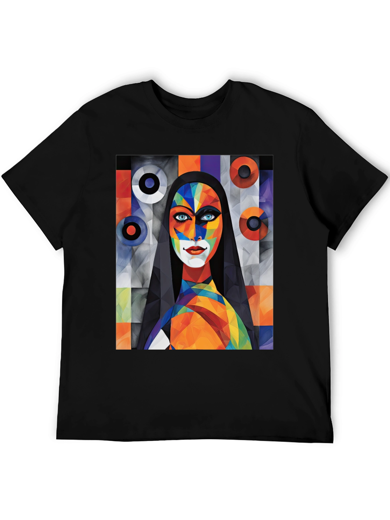 Abstract Art Graphic Tee - Modern Style