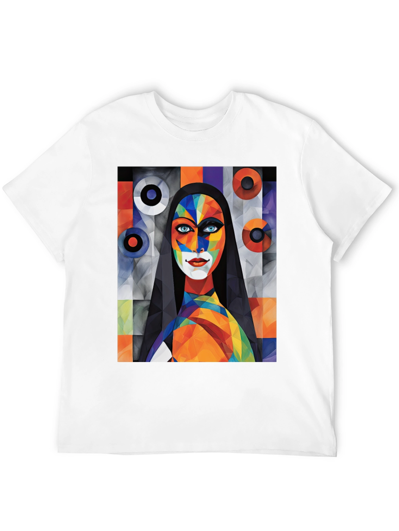 Abstract Art Graphic Tee - Modern Style