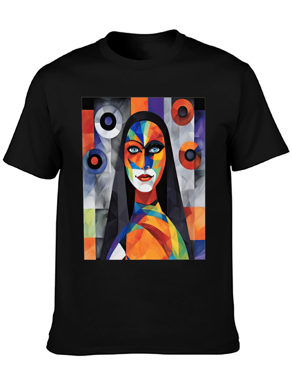 Abstract Art Graphic Tee - Modern Style