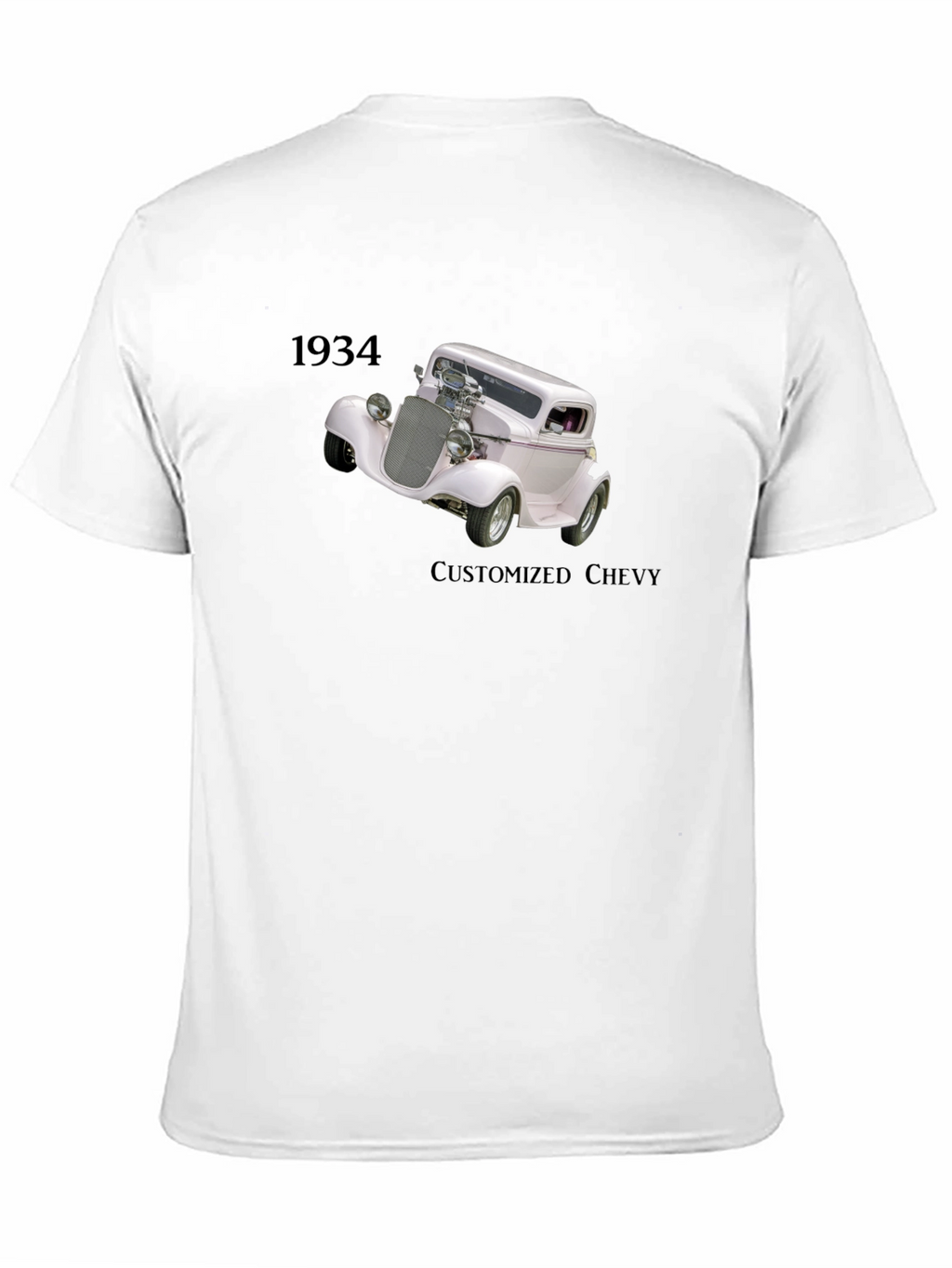 1934 Customized Chevy Black T-Shirt