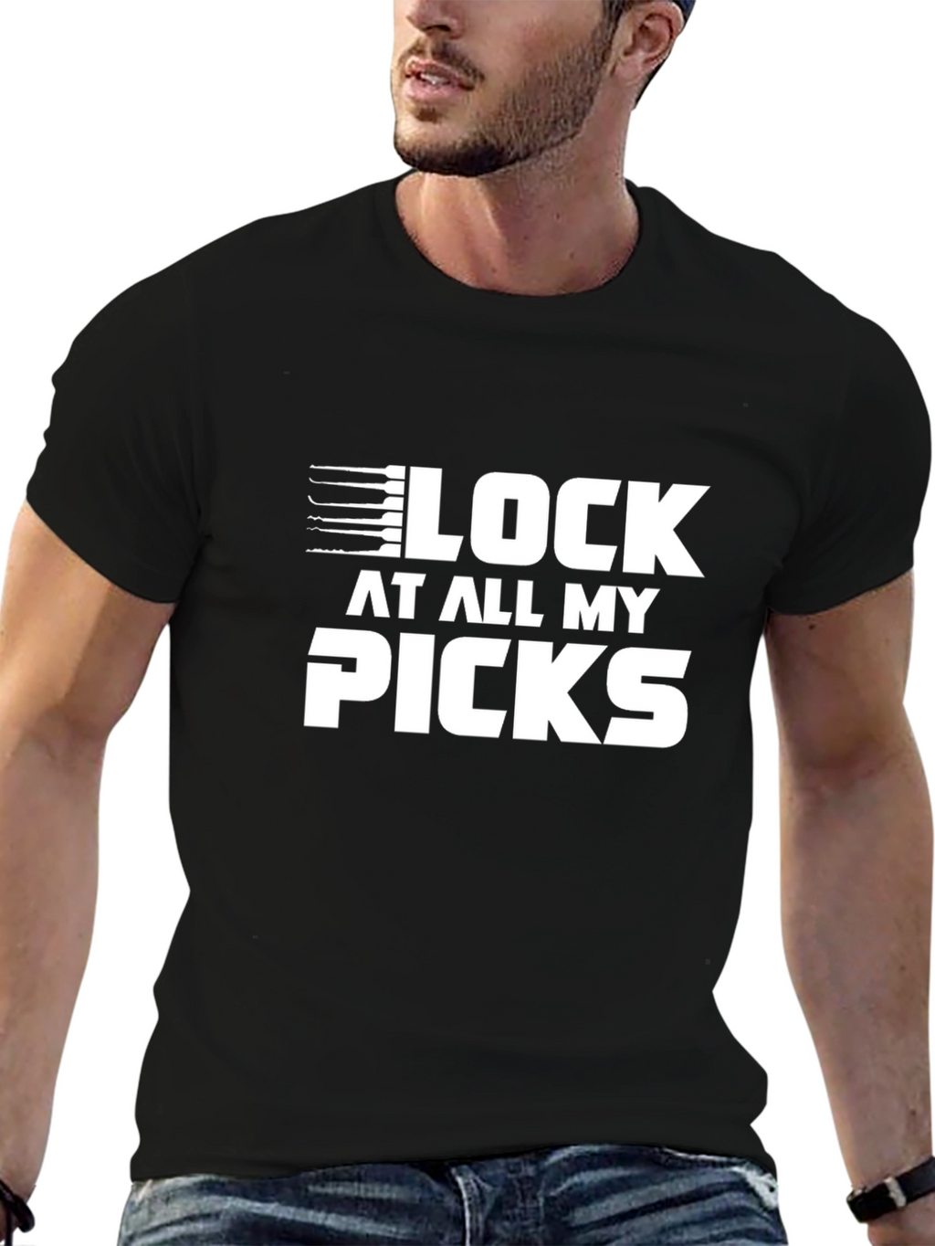Lock Picks Novelty Graphic T-Shirt