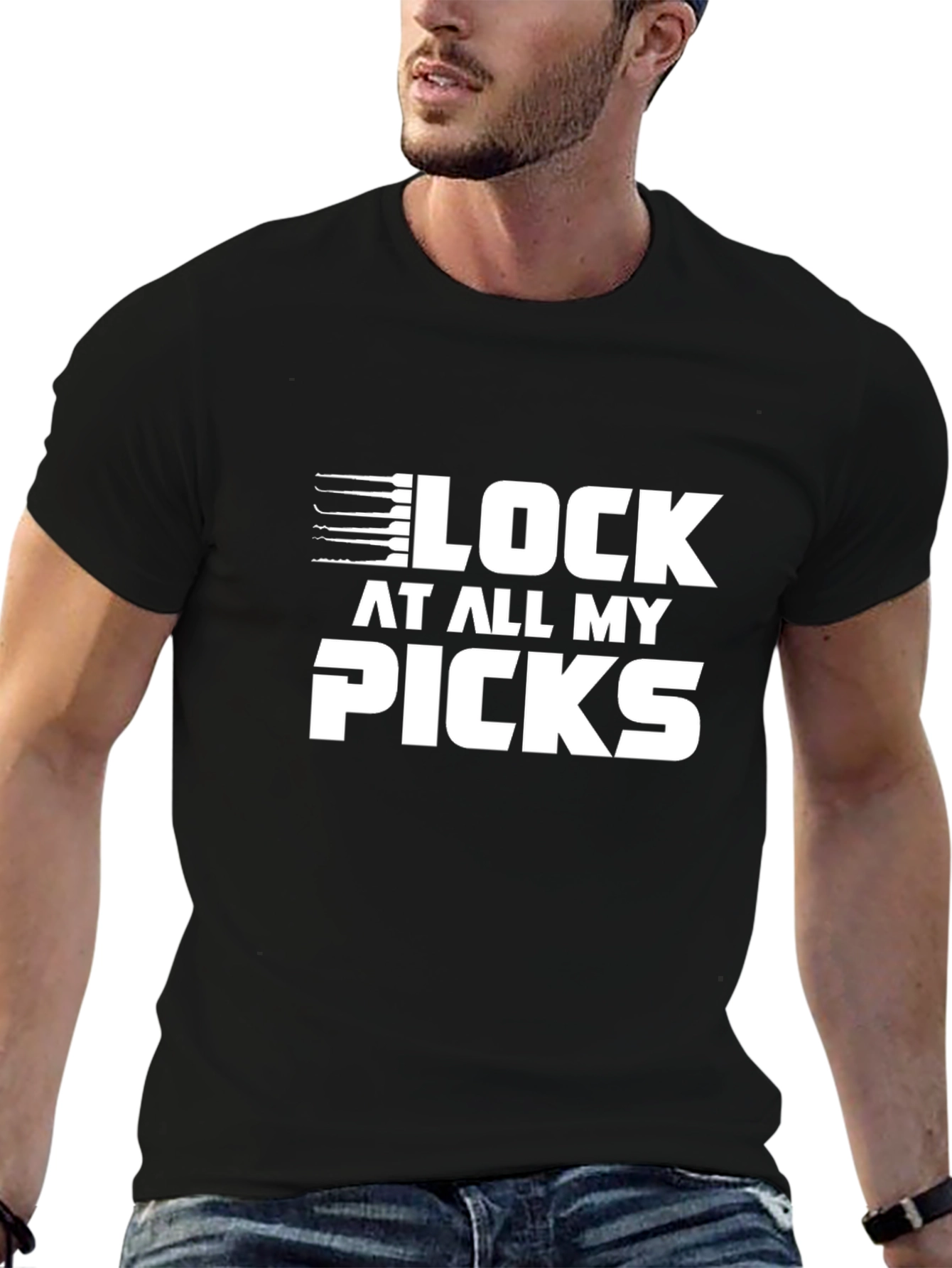 Lock Picks Novelty Graphic T-Shirt