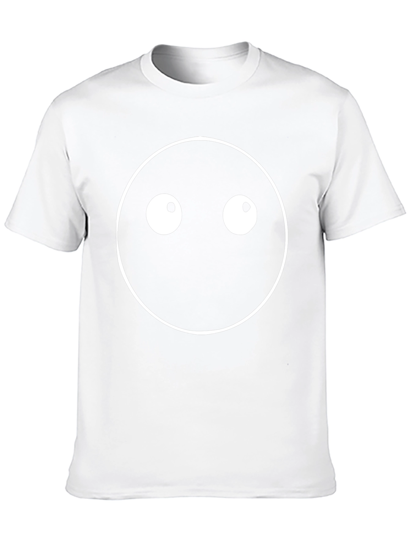 Funny Googly Eyes Graphic Black T-Shirt