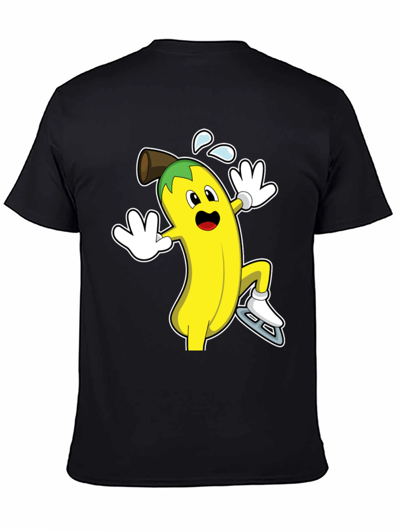 Banana Ice Skating T-Shirt - Fun & Unique Design
