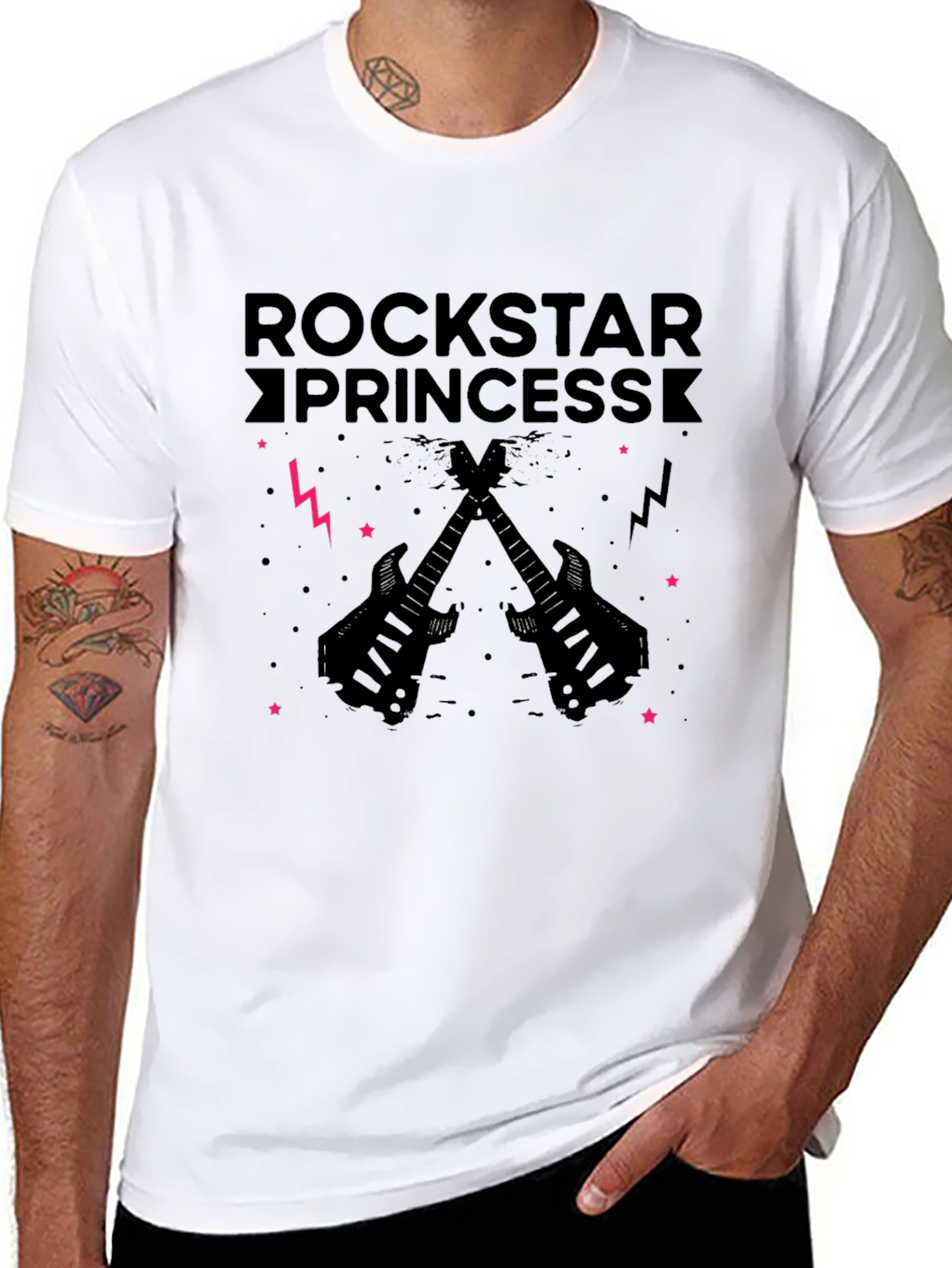 Rockstar Princess T-Shirt - Black Graphic Tee