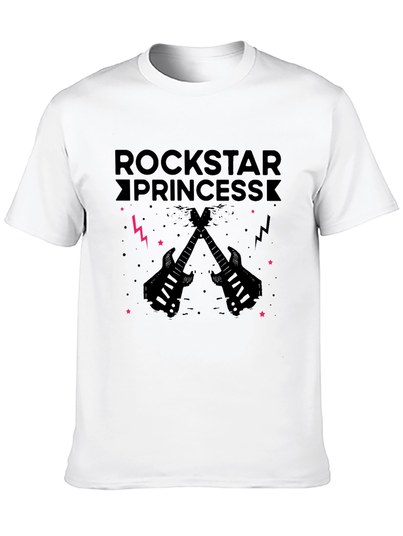 Rockstar Princess T-Shirt - Black Graphic Tee