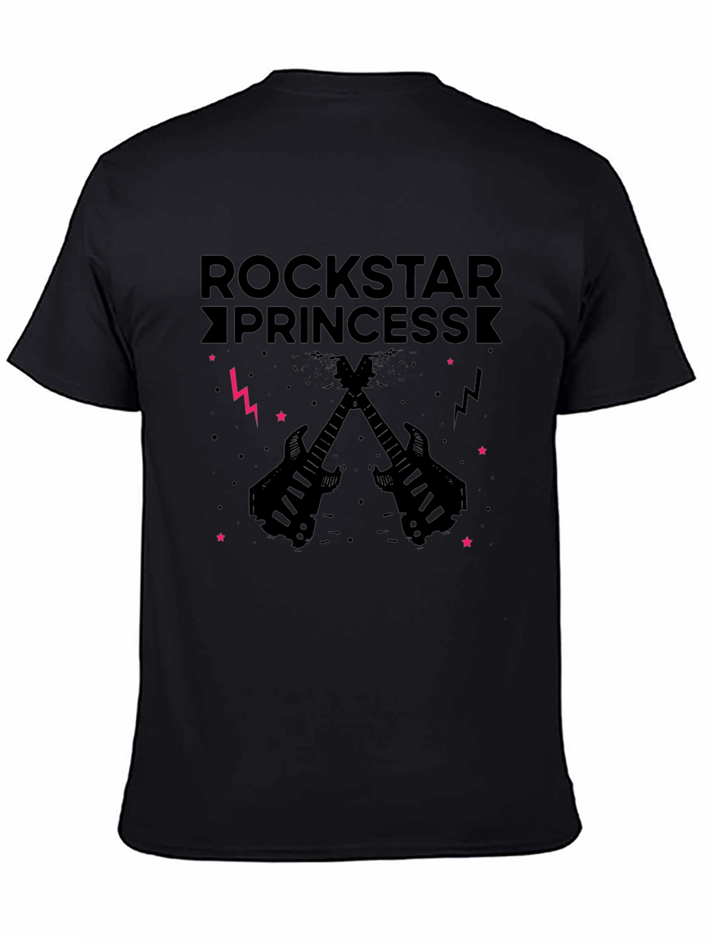 Rockstar Princess T-Shirt - Black Graphic Tee
