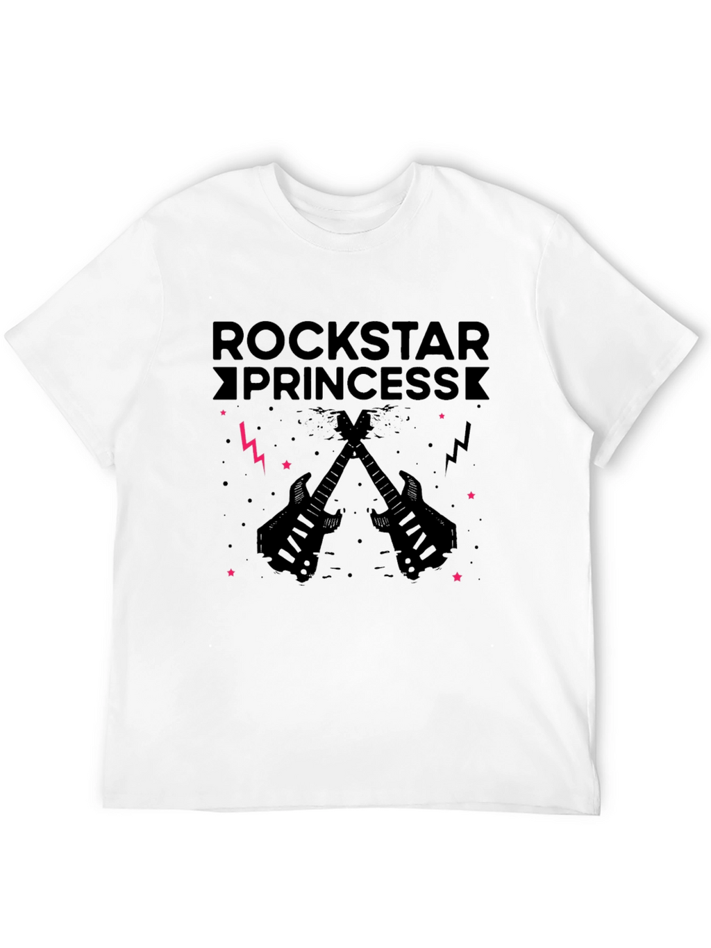 Rockstar Princess T-Shirt - Black Graphic Tee