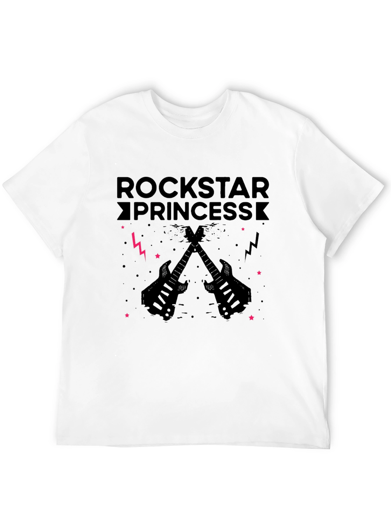 Rockstar Princess T-Shirt - Black Graphic Tee