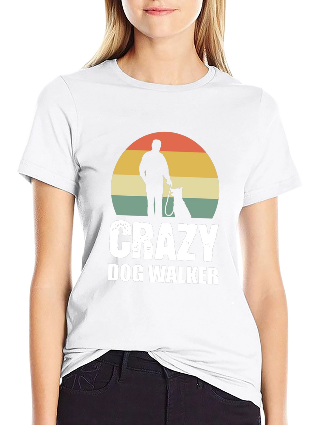 Crazy Dog Walker Graphic Tee