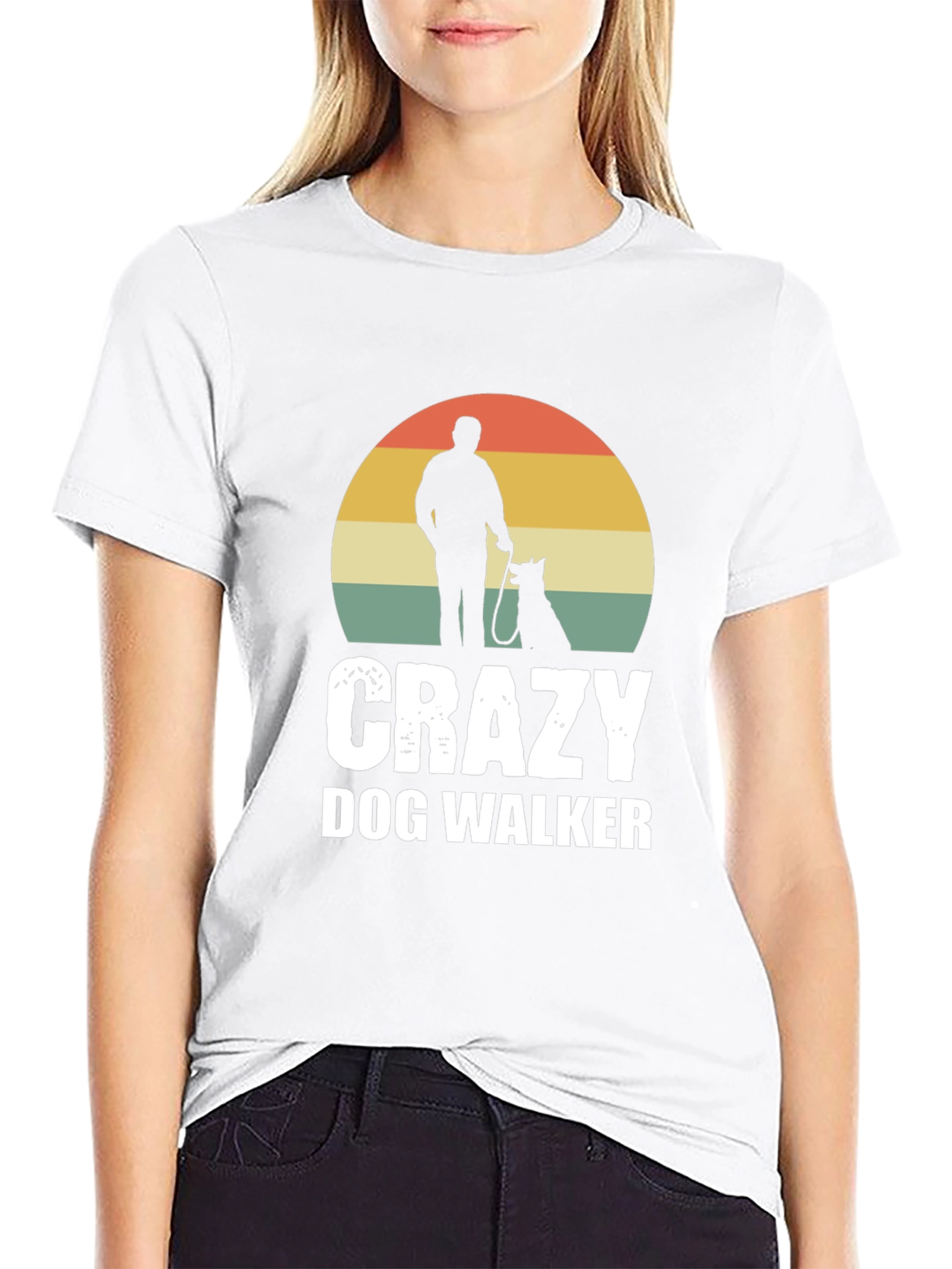 Crazy Dog Walker Graphic Tee