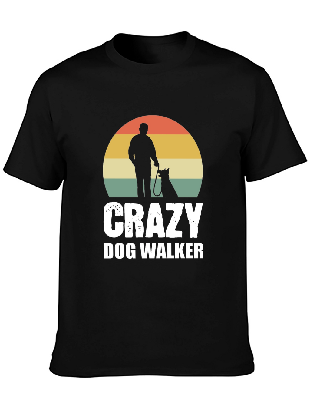 Crazy Dog Walker Graphic Tee