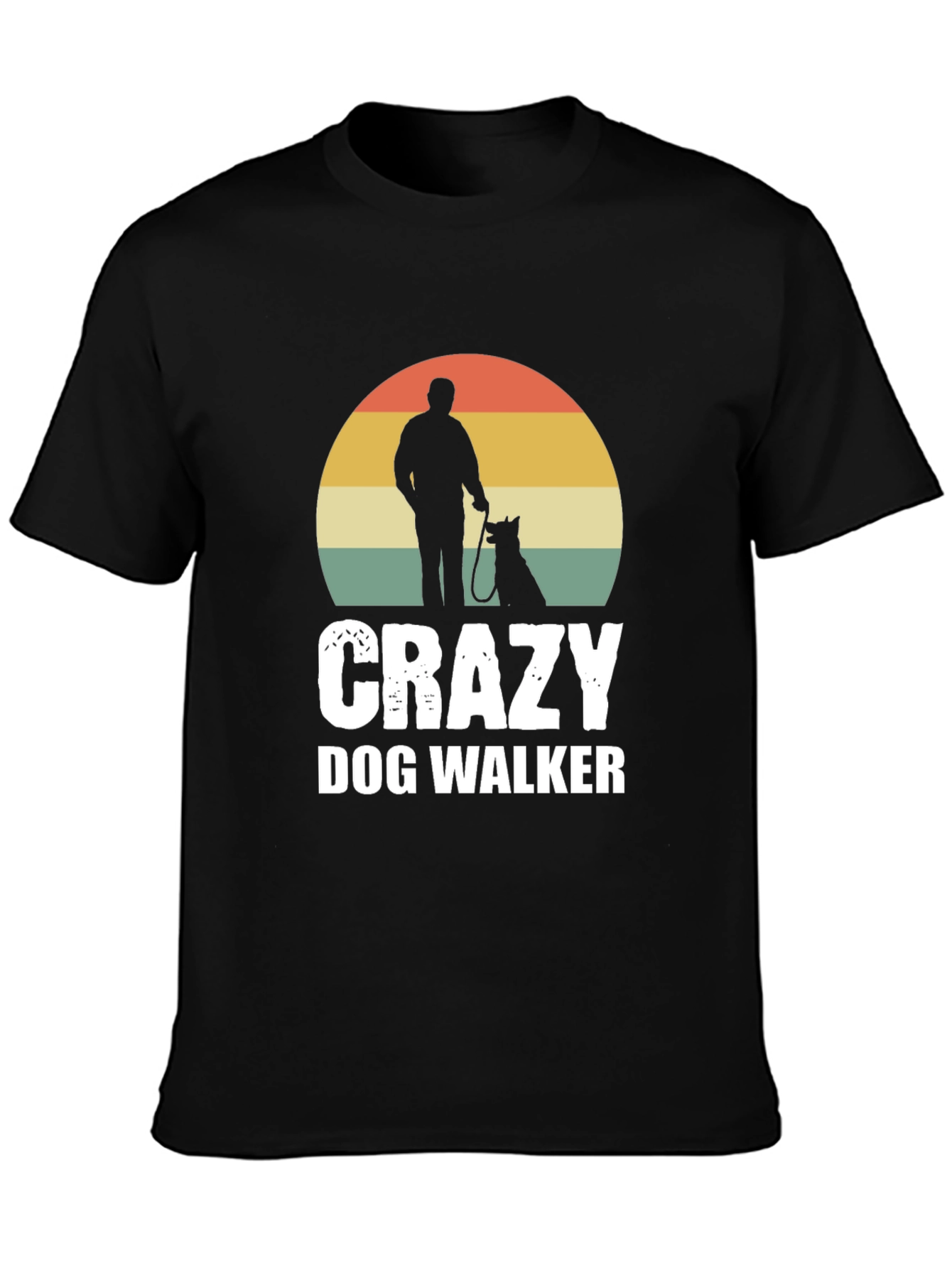 Crazy Dog Walker Graphic Tee