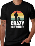 Crazy Dog Walker Graphic Tee