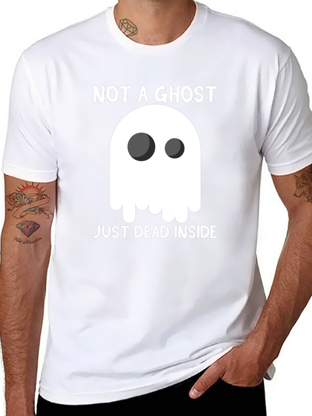 Not A Ghost Just Dead Inside Graphic T-Shirt