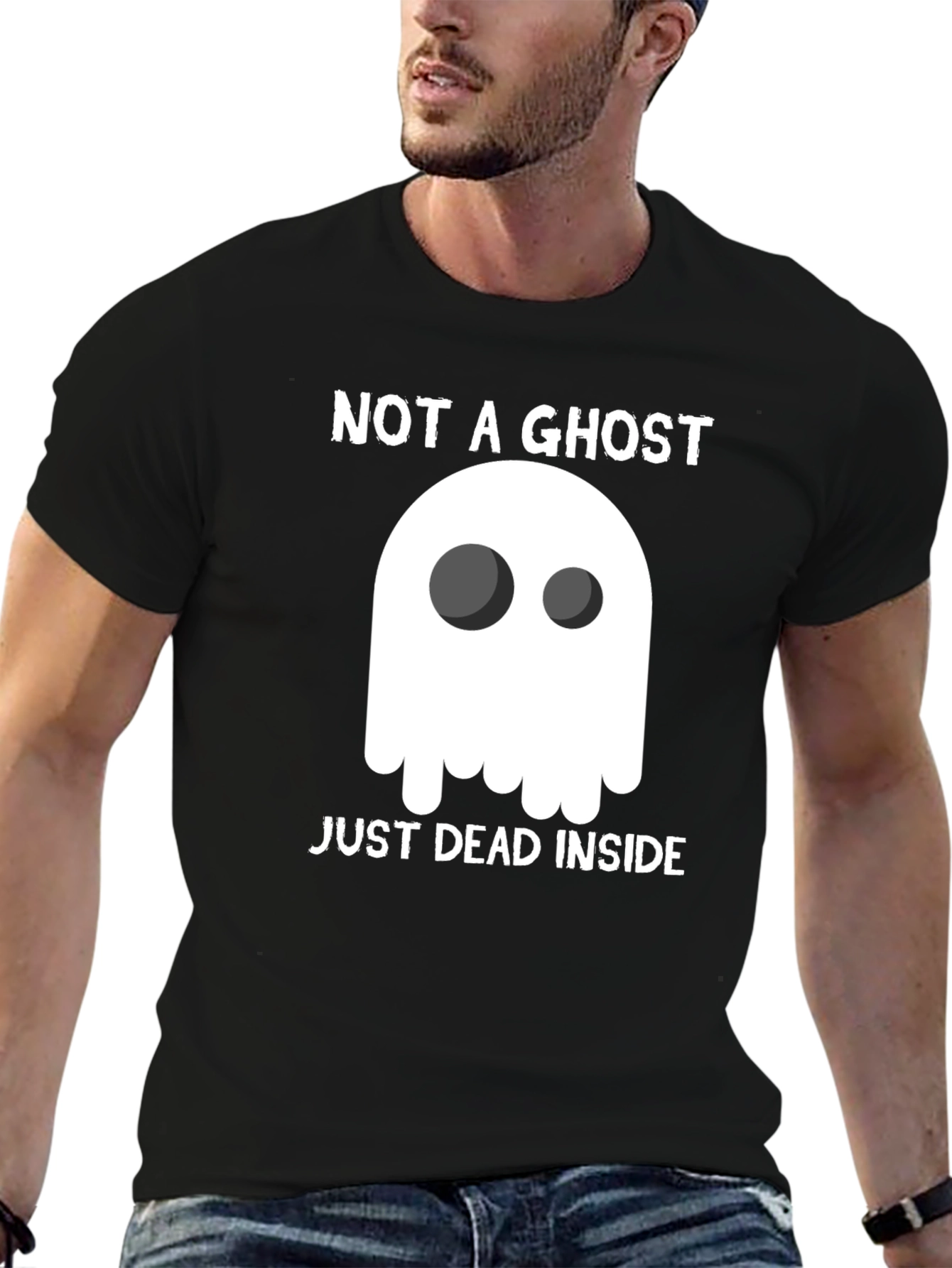Not A Ghost Just Dead Inside Graphic T-Shirt