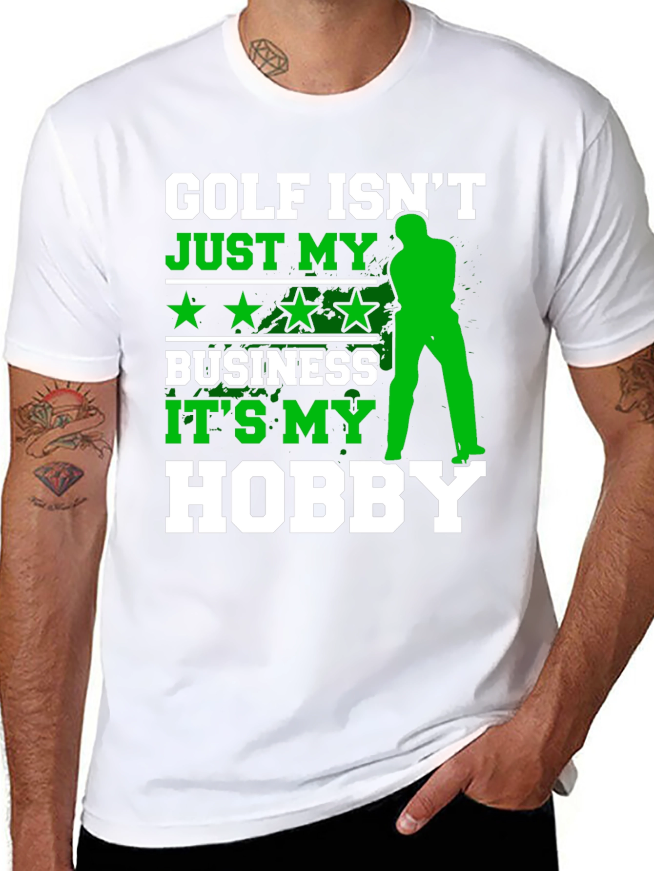 Golf Hobby Graphic Tee -  Golfers Passion