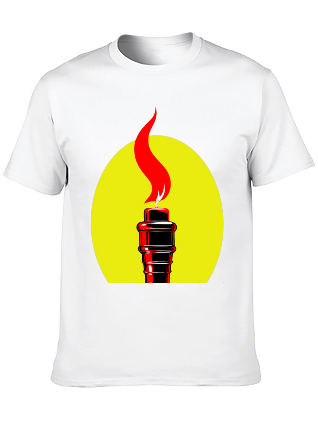 Torch Graphic Black T-Shirt