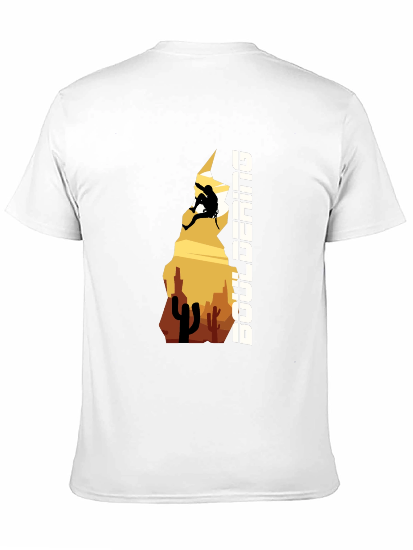 Bouldering Desert Climber Graphic Tee - Black