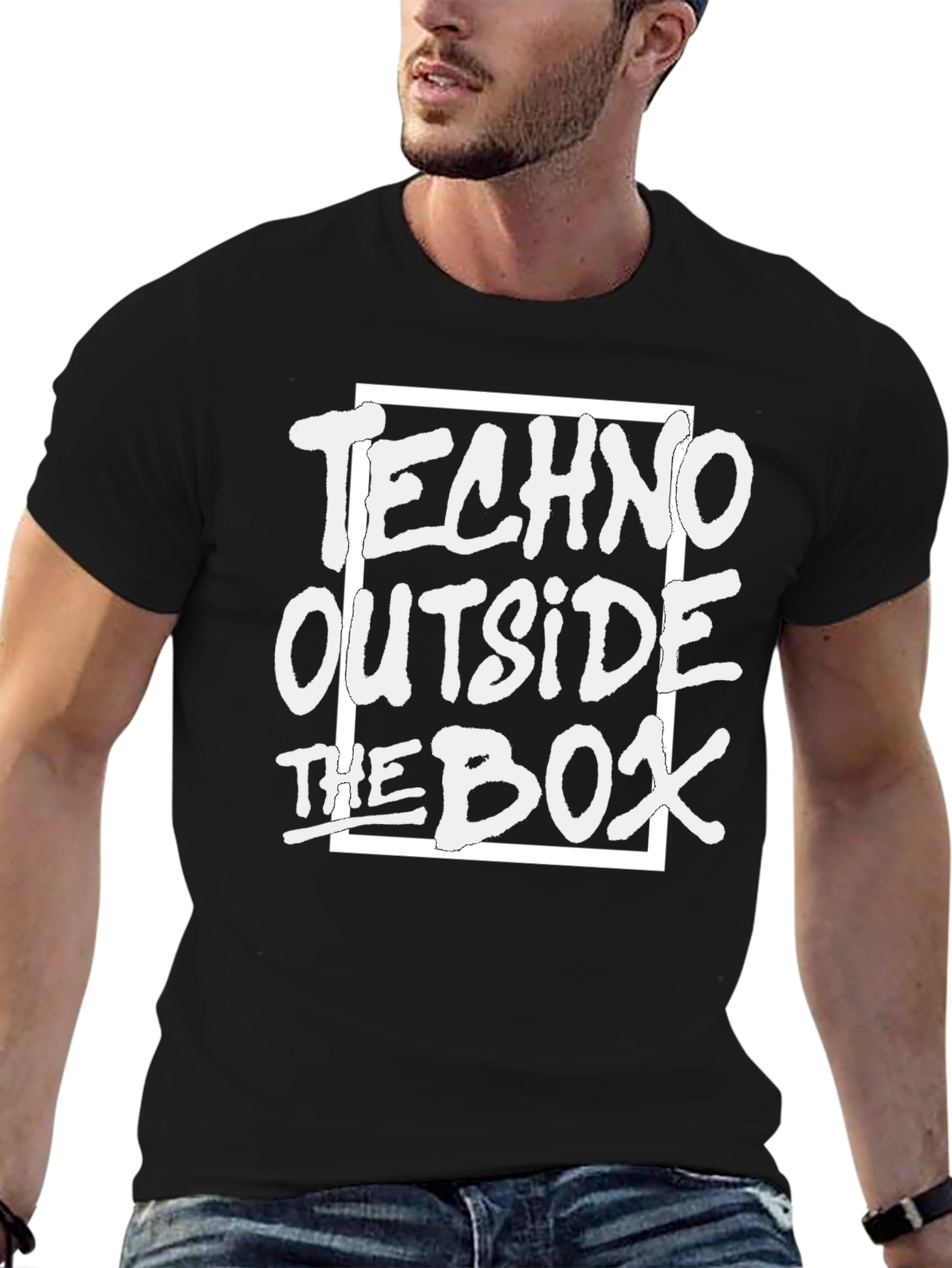 Techno Outside The Box Black T-Shirt